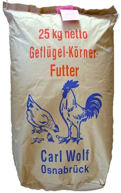 Carl Wolf Geflügelkörnerfutter.