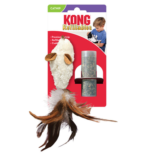 KONG Cat Refillables Feather Mouse.