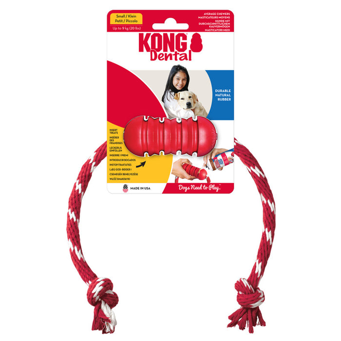 KONG Dental mit Seil.