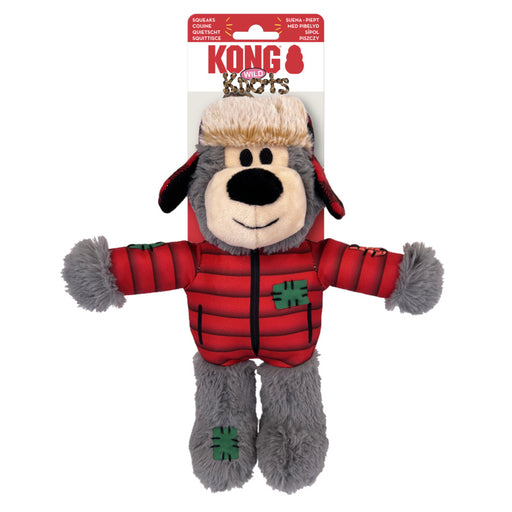 KONG Holiday Wild Knots Bear.