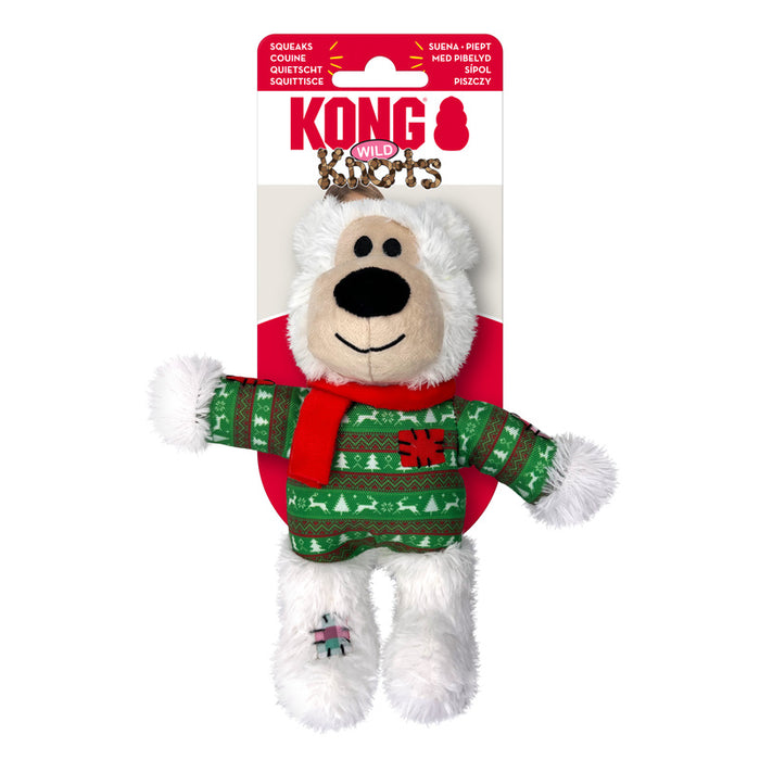 KONG Holiday Wild Knots Bear Sortiert