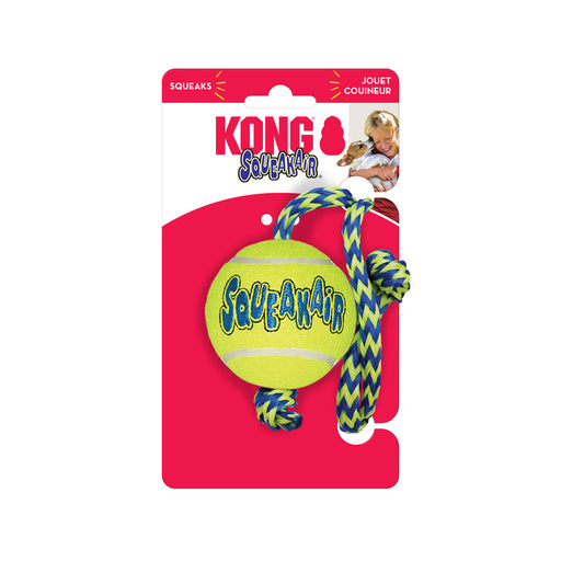 KONG SqueakAir Balls mit Seil.