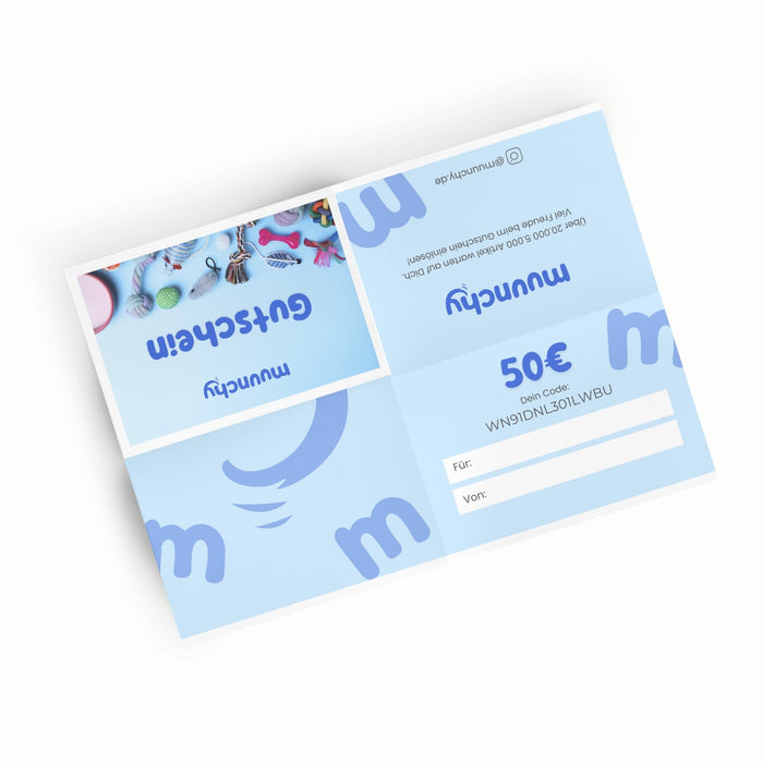 100€ Gutschein muunchy.de