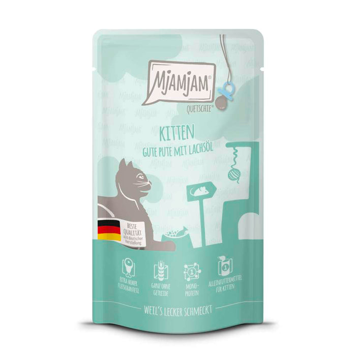 MjAMjAM Cat - Leckere Mahlzeiten Kitten Pouchbeutel 12x125g