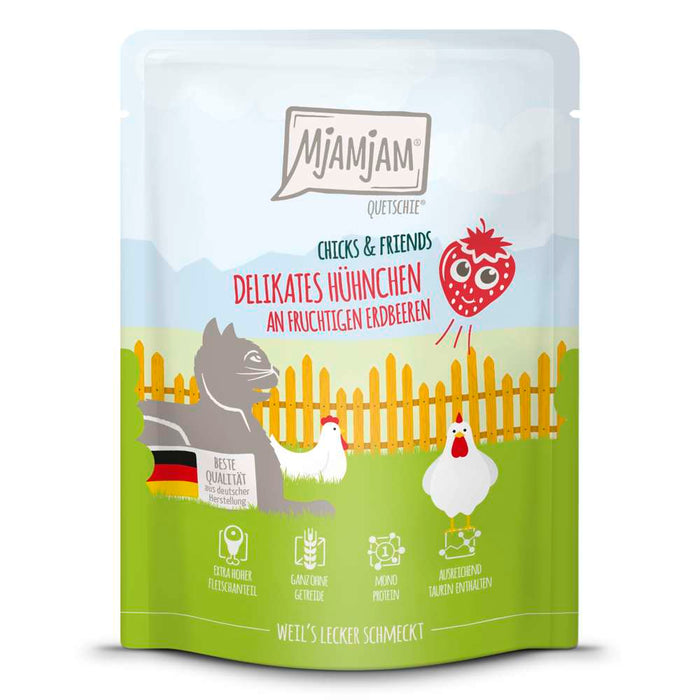 MjAMjAM Cat - Chicks+Friends Pouch 6x300g