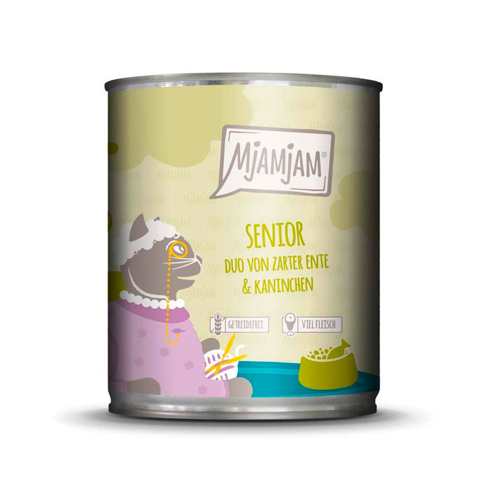 MjAMjAM Cat - Leckere Mahlzeiten Senior Duo Dose 6x800g