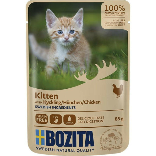 Bozita Cat PB Häppchen in Soße für Kitten 12x85gP.