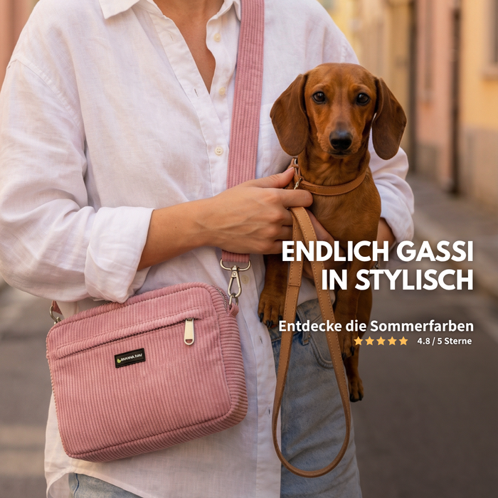 Gassitasche · Cord · Rosewood Blush
