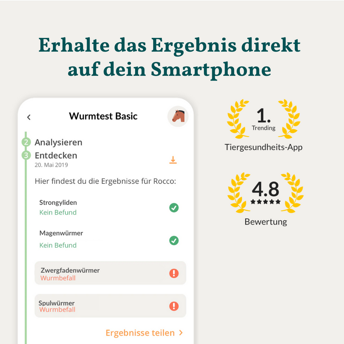 vetevo Wurmtest Basic Pferd