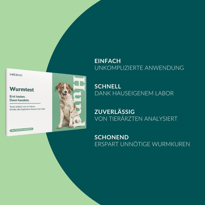 vetevo Wurmtest Basic Hund Sparpaket