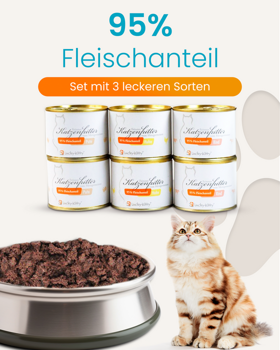 Katzenfutter Sparpaket C "Geflügel I" (15 x 200g)