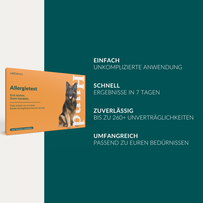 vetevo Allergietest Basic Hund