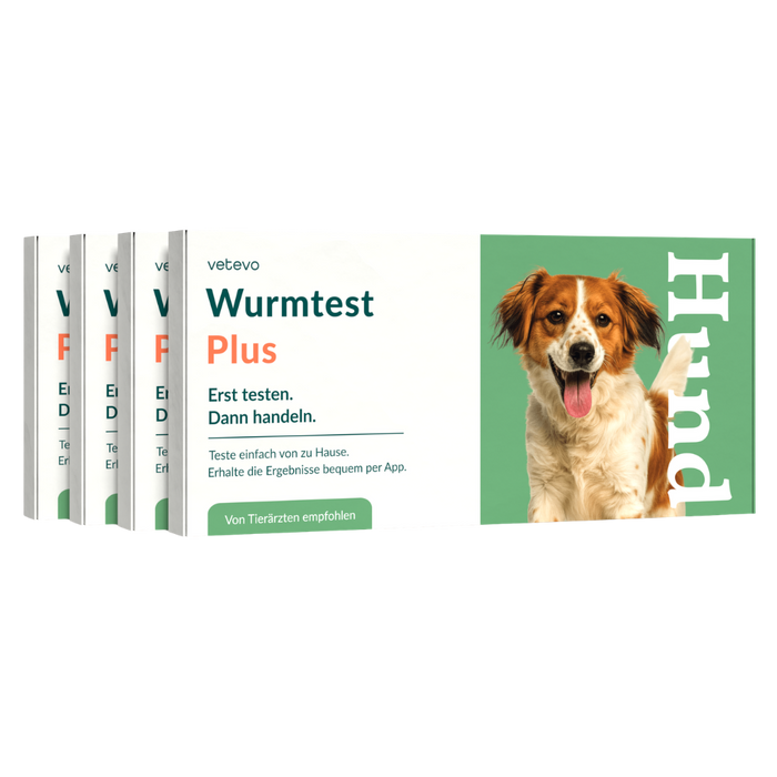 vetevo Wurmtest Plus Hund Sparpaket