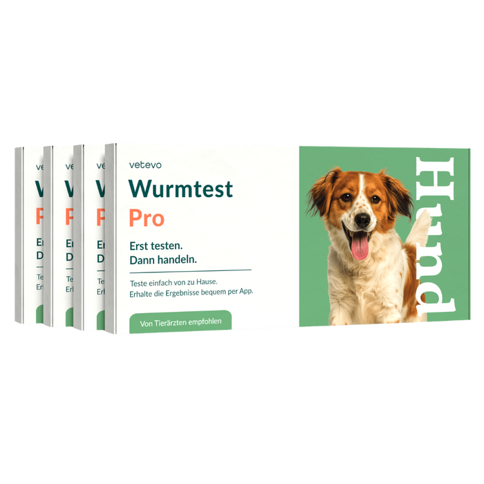 vetevo Wurmtest Pro Hund Sparpaket