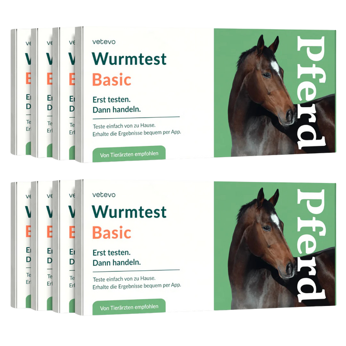 vetevo Wurmtest Basic Pferd Sparpaket