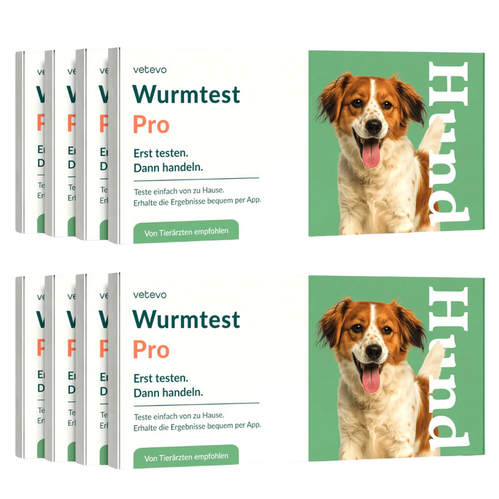 vetevo Wurmtest Pro Hund Sparpaket