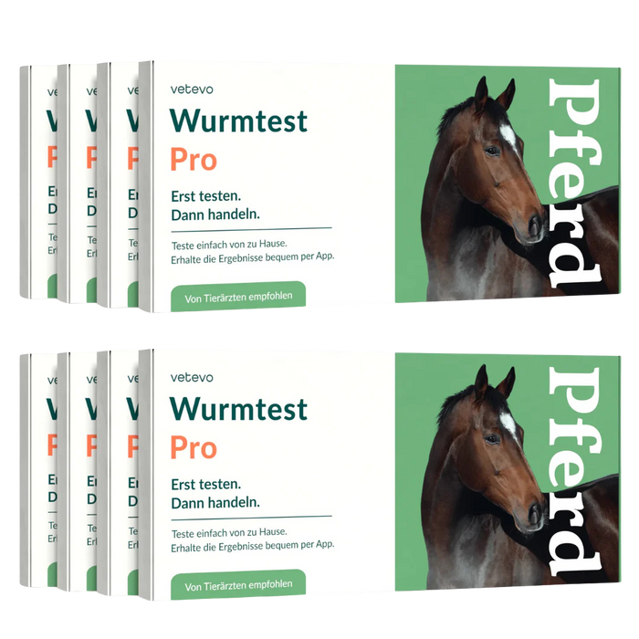 vetevo Wurmtest Pro Pferd Sparpaket