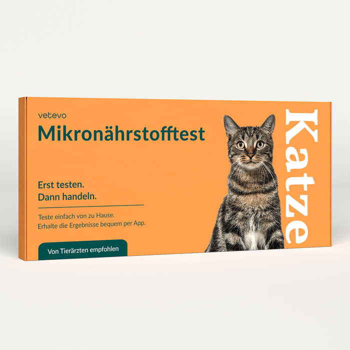 vetevo Mikronährstofftest - Mängel Katze
