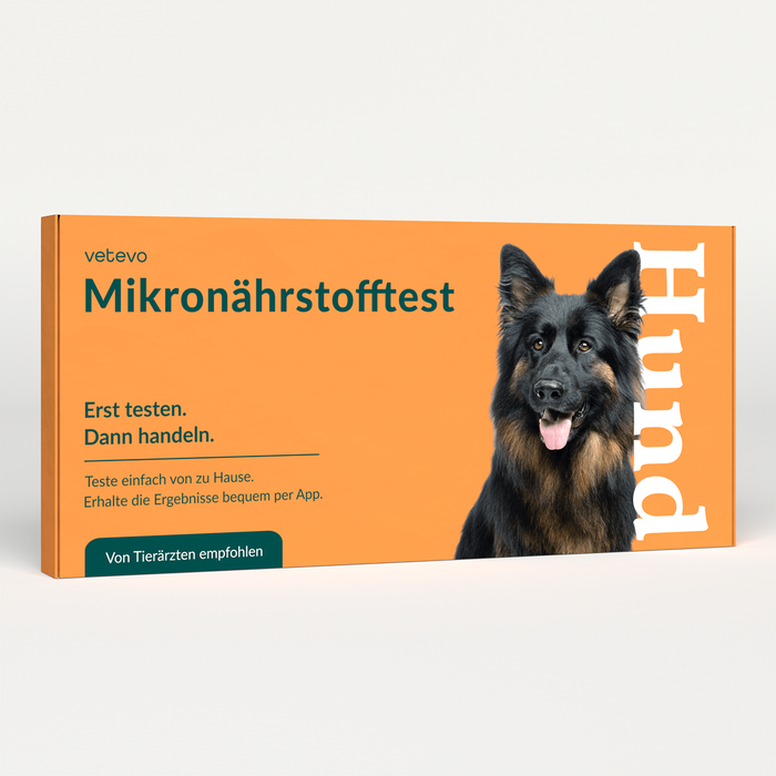 vetevo Mikronährstofftest - Mängel Hund