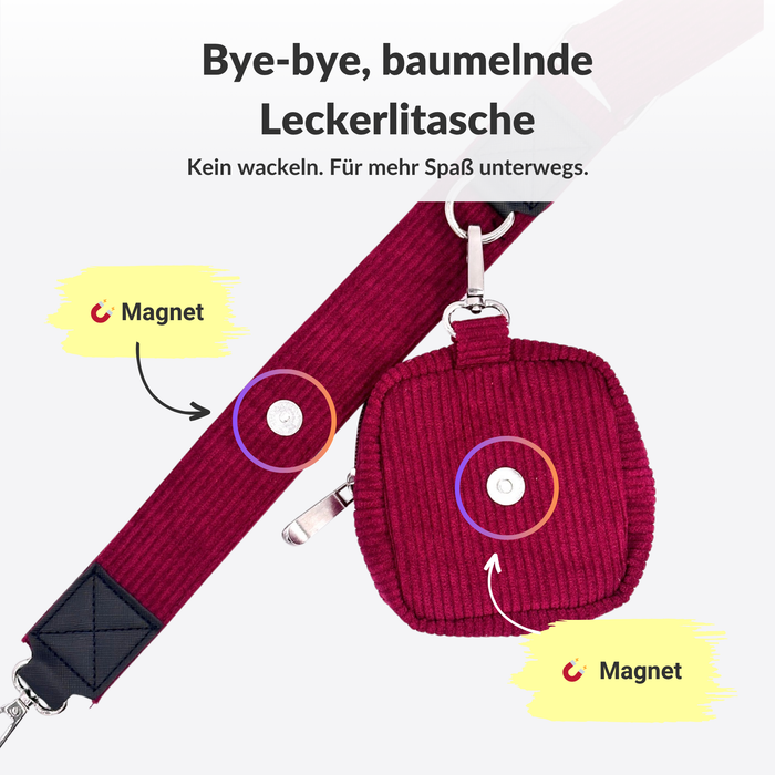 Gassitaschen-Set · Cord · Berry Muse