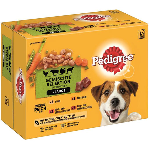 Pedigree PB Adult Gemischte Selektion im Multipack 12x100g.