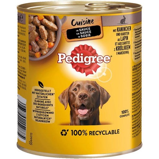 Pedigree Dose Cuisine in Sauce Kaninchen & Karotten.