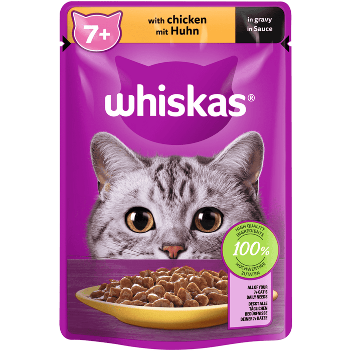 Whiskas 7+ in Sauce 28x85gP.