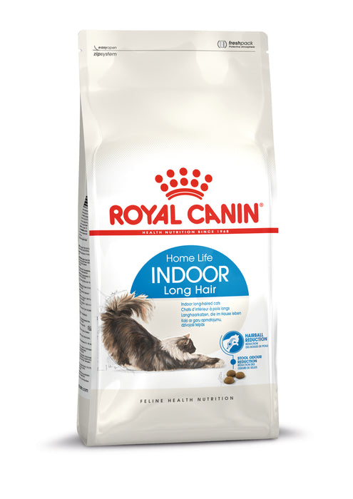 Royal Canin Feline Health Nutrition Home Life Indoor Long Hair Adult