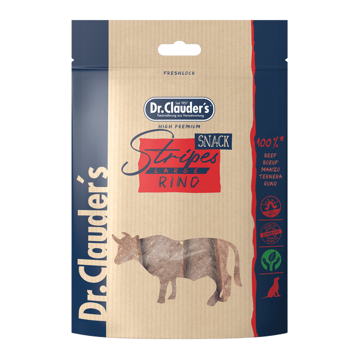 Dr. Clauder Dog Snack Stripes Small 80g.