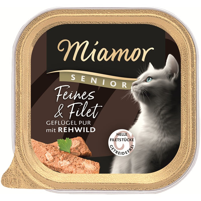 Miamor Schale Feines & Filet Senior 16x100g