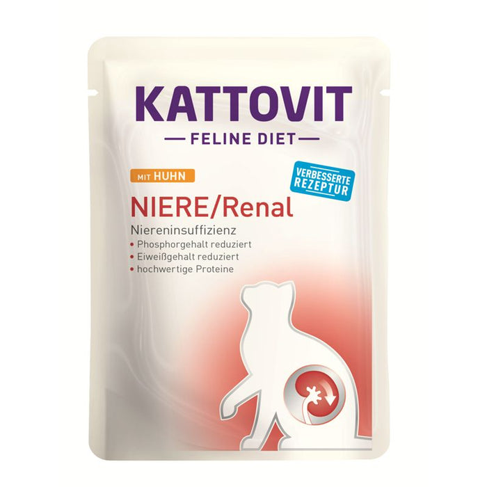 Kattovit - Feline Diet Pouchbeutel Niere/Renal 24x85g