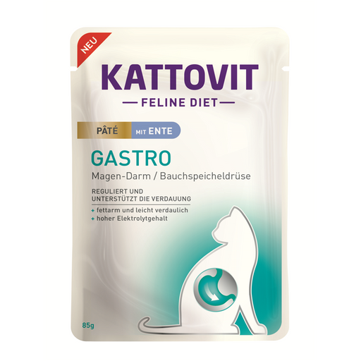 Kattovit - Feline Diet Pouch Gastro Paté 10x85g.