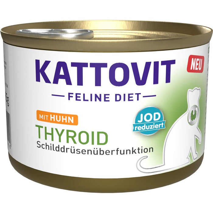 Kattovit Dose Feline Diet Thyroid 12x185g