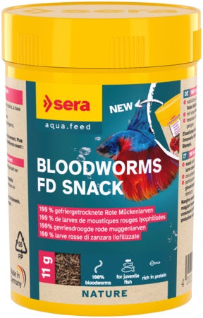 sera FD Rote Mückenlarven Nature