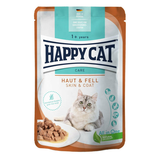 Happy Cat Care Meat in Sauce Haut & Fell Pouch 20x85g.