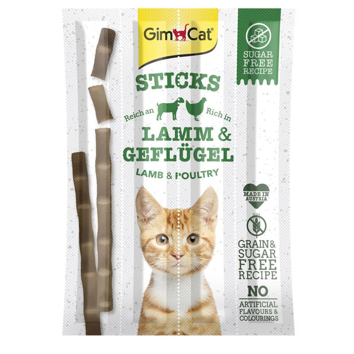 GimCat Sticks Lamm und Geflügel.