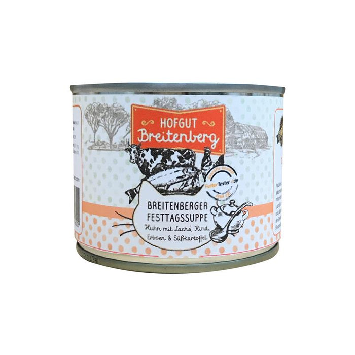 Hofgut Breitenberg Cat Breitenberger Festtagssuppe Huhn 12x180g