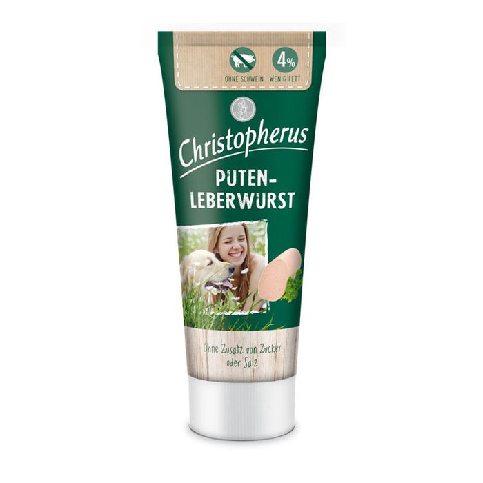 Christopherus Snack Putenleberwurst 12x75g