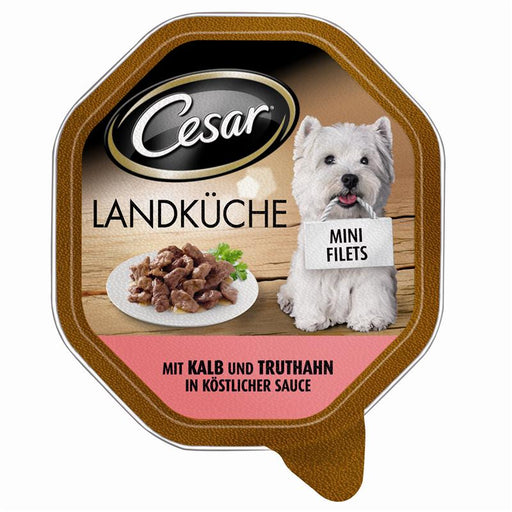 Cesar Schale Landküche in köstlicher Sauce 14x150g.