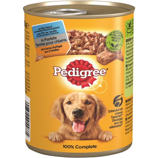 Pedigree Dose Adult 3 Sorten Geflügel.