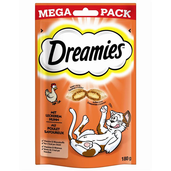 Dreamies Cat Snack 4 x 180g Mega Pack