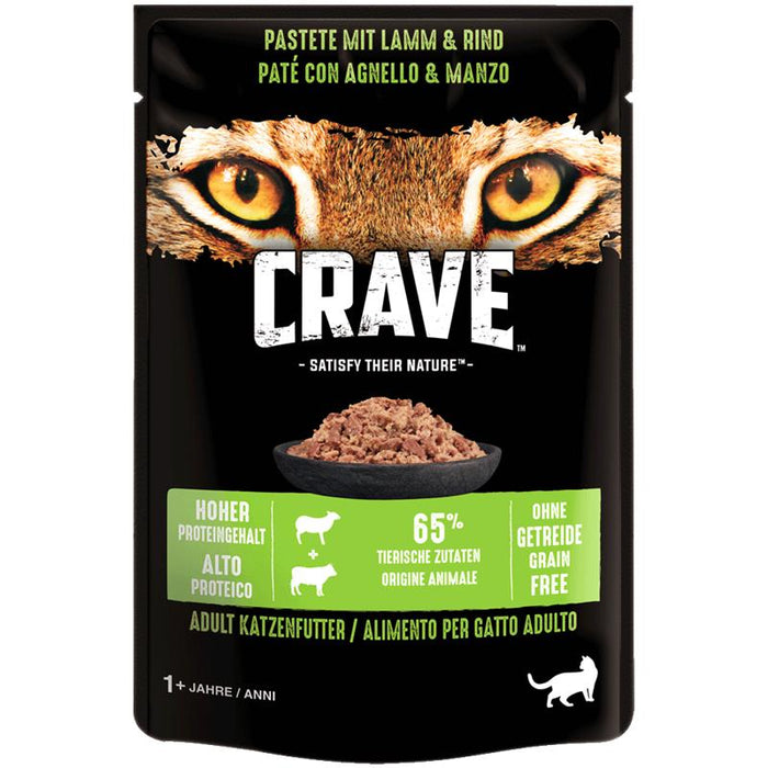 Crave Cat Frischbeutel Pastete 24x85g.