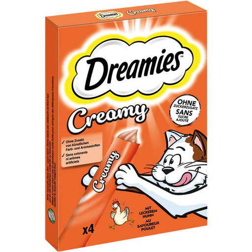 Dreamies Cat Snack Creamy M.P. 4 x 10g (11 Stück).