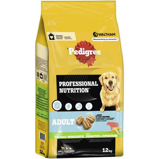 Pedigree Trocken Professional Nutrition Adult Rind & Gemüse.