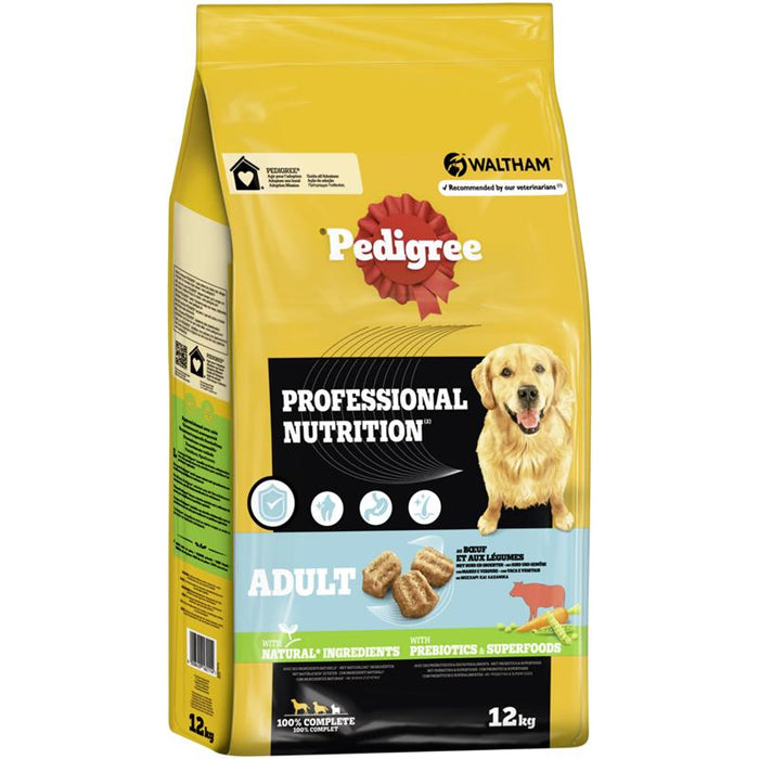 Pedigree Trocken Professional Nutrition Adult Rind & Gemüse