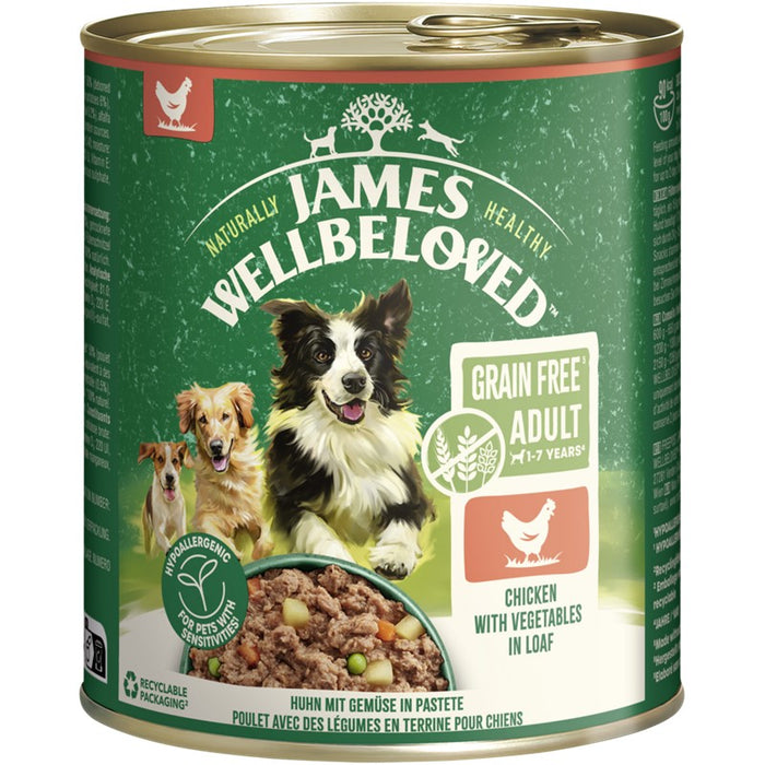 James Wellbeloved Dog Pastete 6x800g