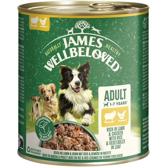 James Wellbeloved Dog Dose Pastete 6x800g