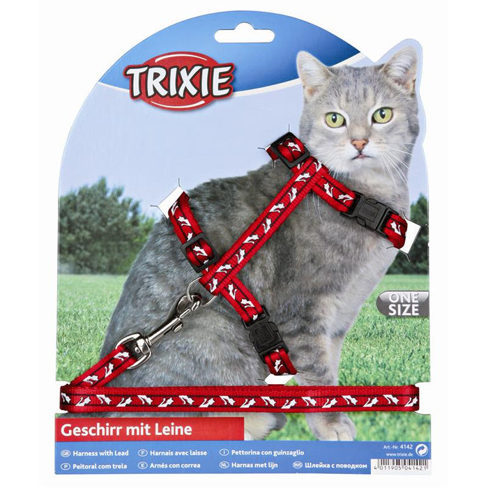 Trixie Katzengeschirr mit Leine 27 - 46cm/10mm