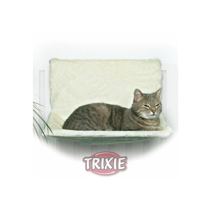 Trixie Liegemulde de Luxe Plüsch wollweiß