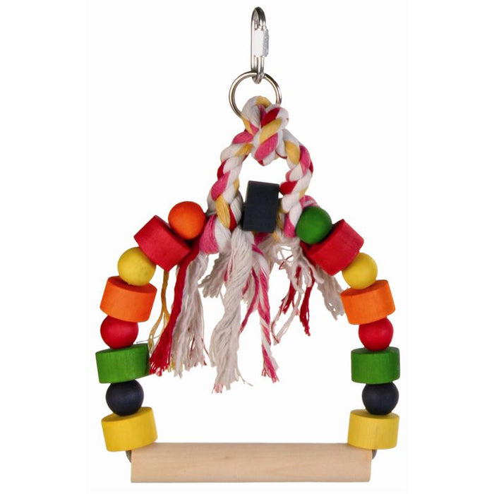 Trixie Bogenschaukel mit bunten Holzklötzen